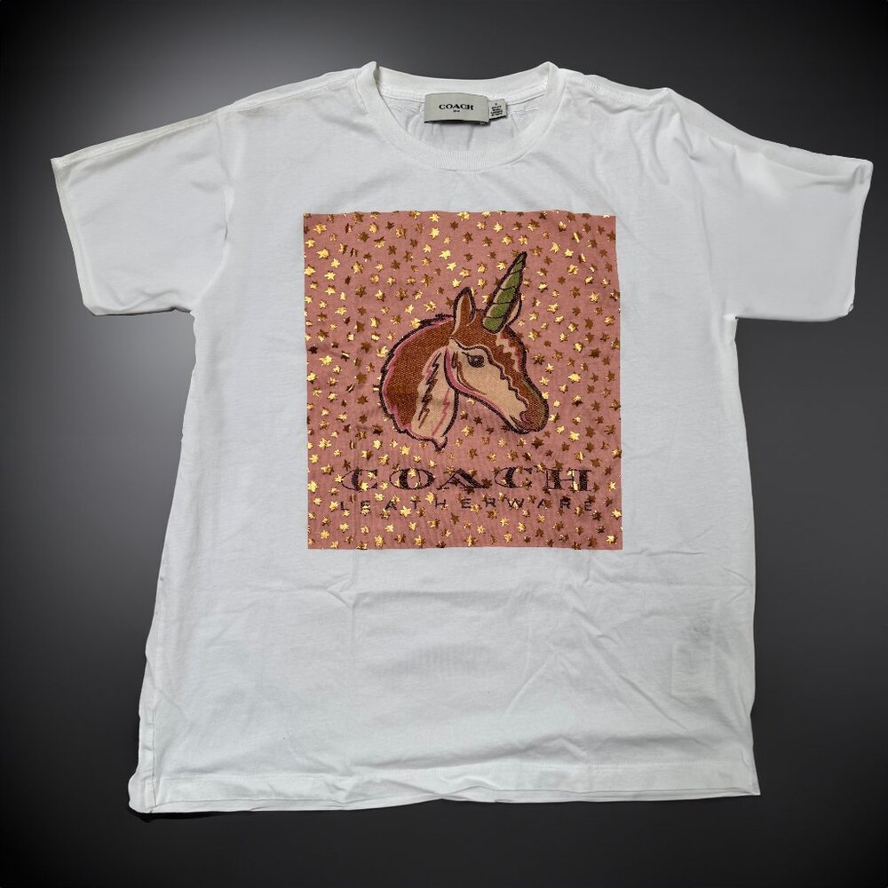 Coach Unicorn T-shirt, size M